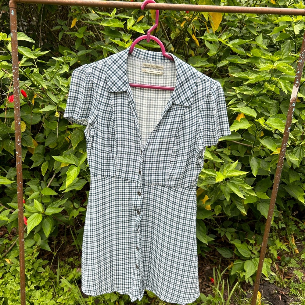Urban outfitters Plaid Button-Up Women's Top
